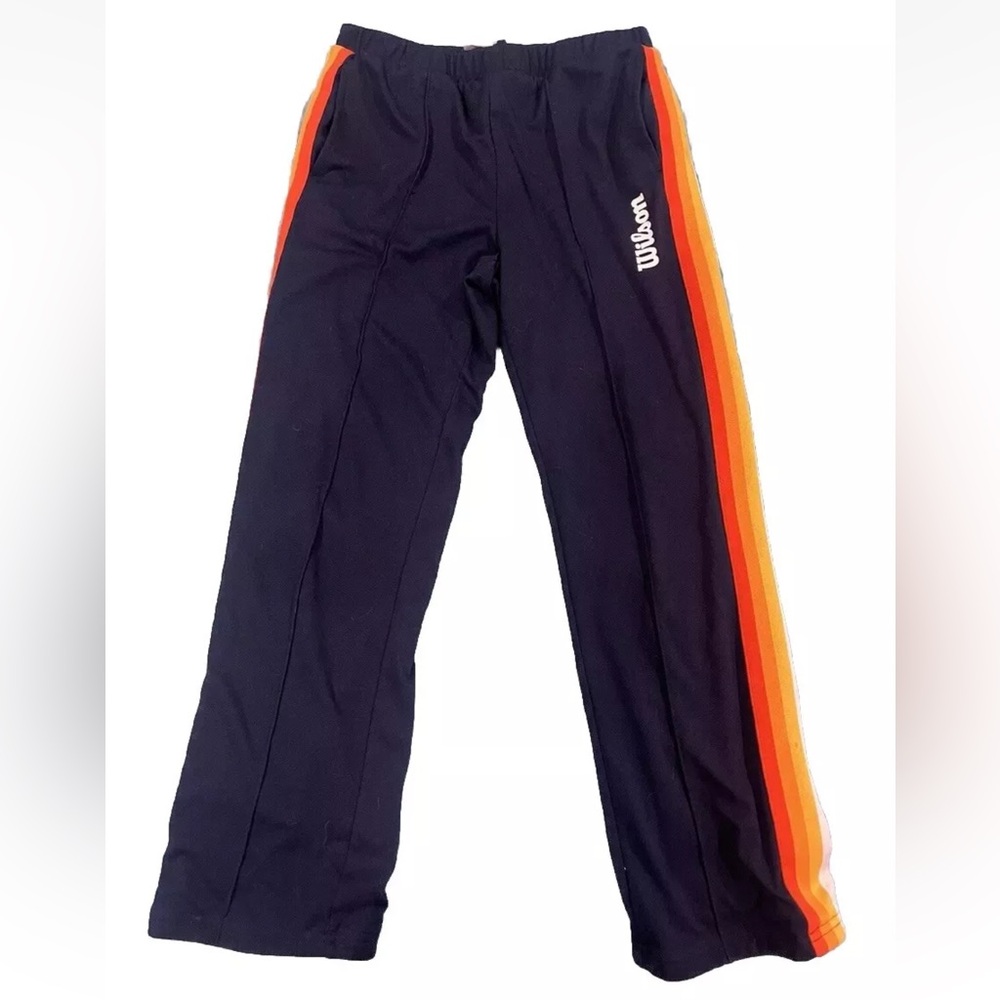 Forever 21 x Wilson rare Collab Medium Athletic Dark Blue Track Pants